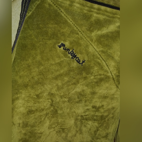 President Stone Punky Cat Velvet Zip-up Hoodie - Picture 3 of 5